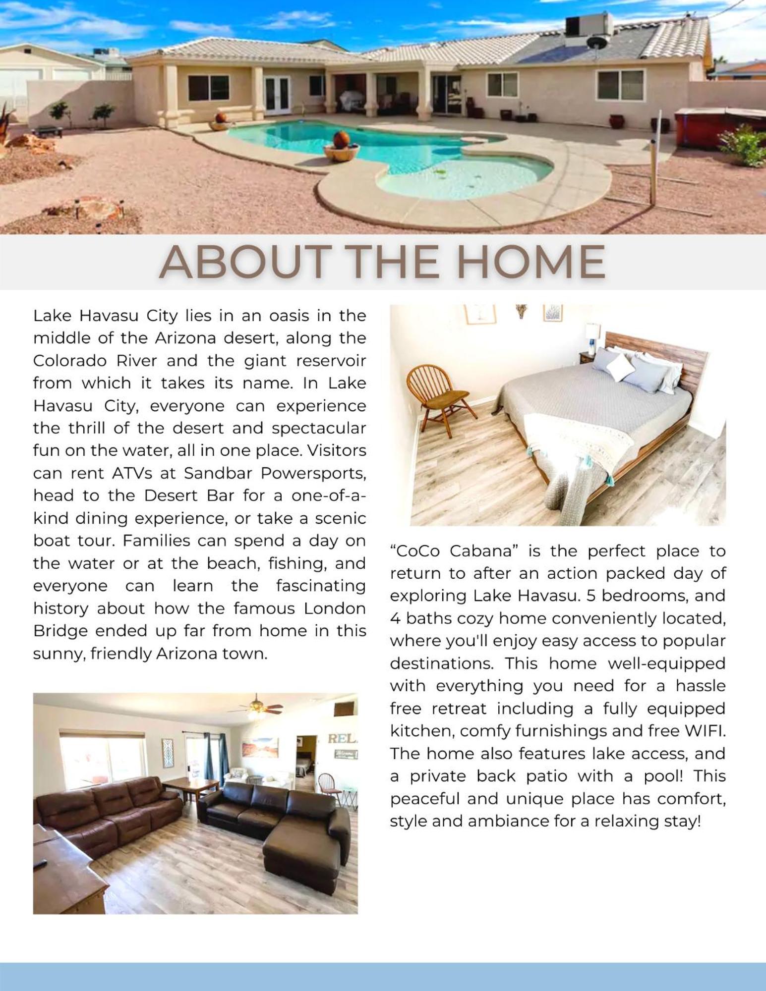 Private View On The Lake Side Of 95! Sleeps 16 Lake Havasu City Εξωτερικό φωτογραφία